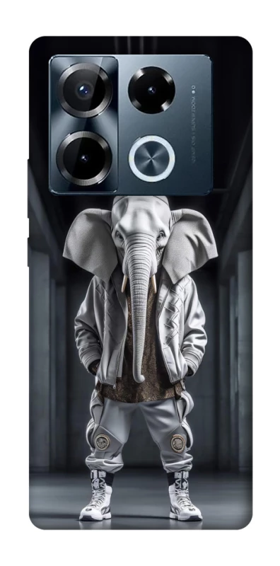 Чохол на Infinix Note 40 Pro 4G Слон v2 фото 1 з 1