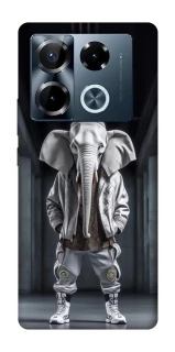 Чехол на Infinix Note 40 Pro 4G Слон v2 фото 1 из 1