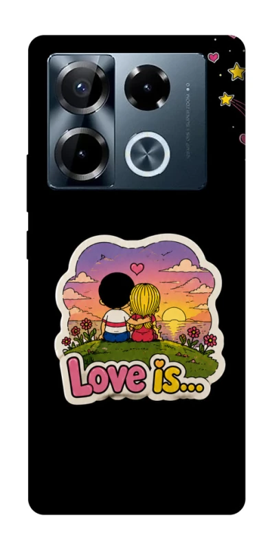 Чохол на Infinix Note 40 Pro 4G Love is ver.5 фото 1 з 1