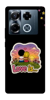 Чехол на Infinix Note 40 Pro 4G Love is ver.5 фото 1 из 1