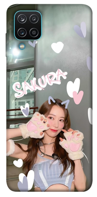 Чехол на Samsung Galaxy M12 Sakura - LE SSERAFIM фото 1 из 1