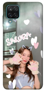 Чехол на Samsung Galaxy M12 Sakura - LE SSERAFIM фото 1 из 1