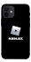 Чехол на Apple iPhone 12 mini (5.4") Roblox logo black фото 1 из 1