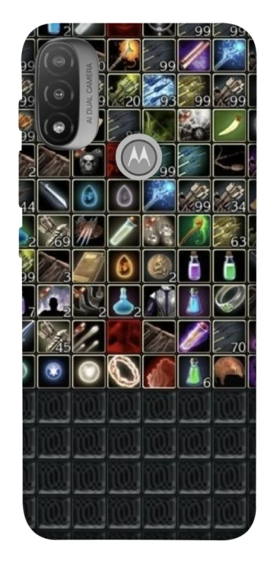 Чохол на Motorola Moto E20 Inventory menu ver.2 фото 1 з 1