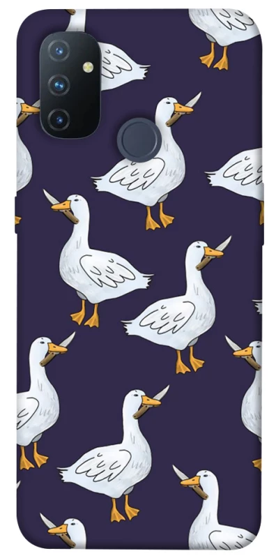 Чехол на OnePlus Nord N100 Гуси с претензией фото 1 из 1