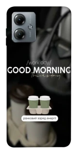 Чехол на Motorola Moto G14 Thursday coffee фото 1 из 1