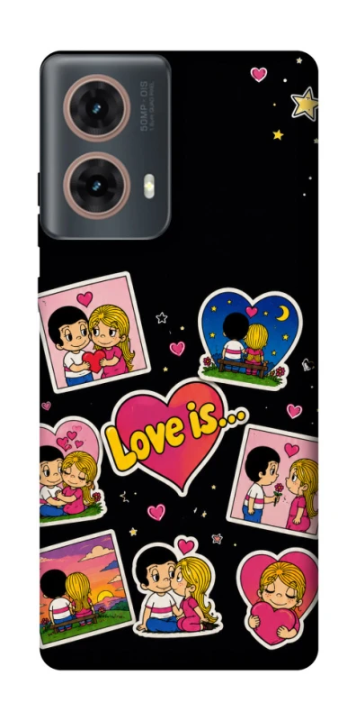 Чохол на Motorola Moto G85 Love is фото 1 з 1