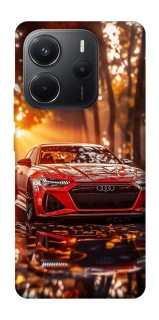 Чехол на Xiaomi Redmi Note 14 4G (Int. version) Audi at sunset фото 1 из 1