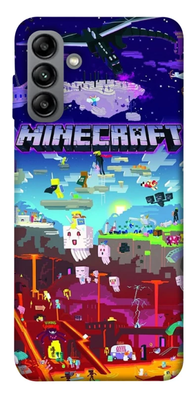 Чохол на Samsung Galaxy A04s Minecraft world фото 1 з 1