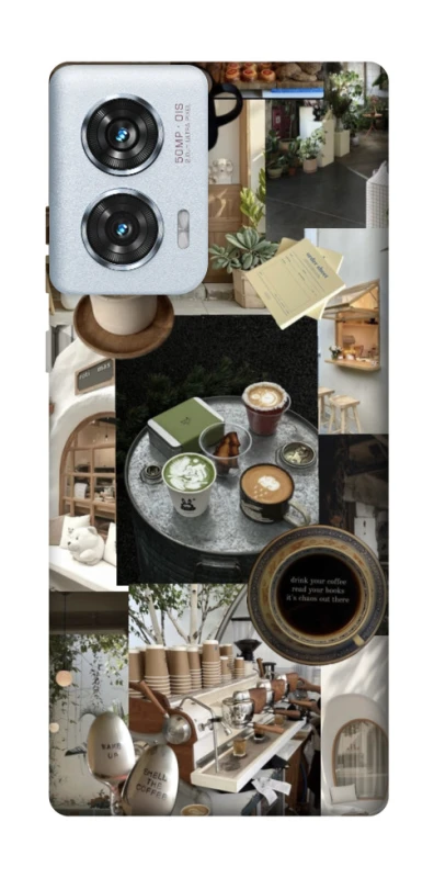 Чохол на Motorola Edge 50 Fusion Coffee collage ver.4 фото 1 з 1