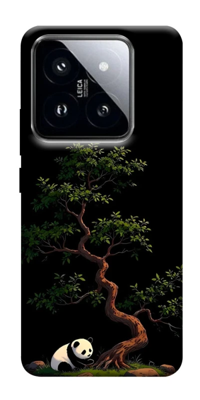 Чохол на Xiaomi 14 Pro Panda and tree фото 1 з 1