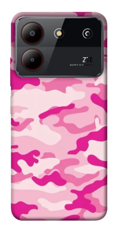 Чохол на ZTE Blade A54 4G camouflage pink фото 1 з 1