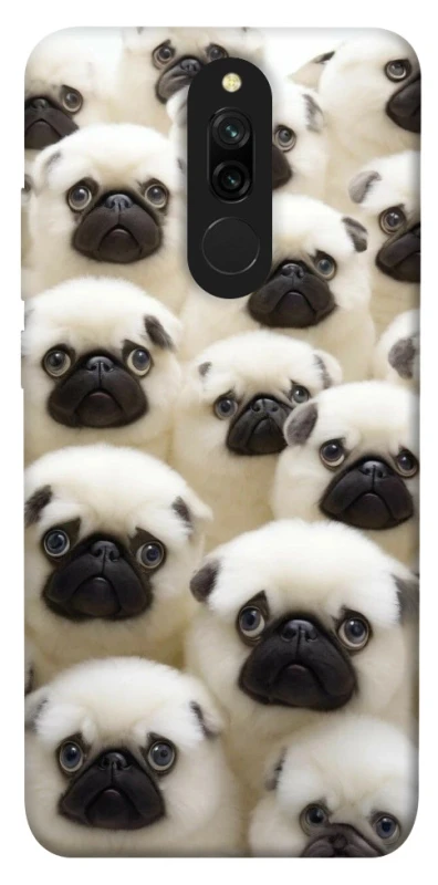 Чохол на Xiaomi Redmi 8 Doggy Pug Love фото 1 з 1