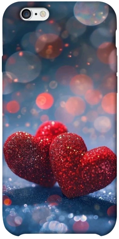 Чехол на Apple iPhone 6/6s plus (5.5") Red hearts фото 1 из 1