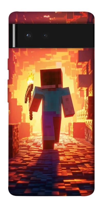 Чехол на Google Pixel 6 Minecraft adventure фото 1 из 1