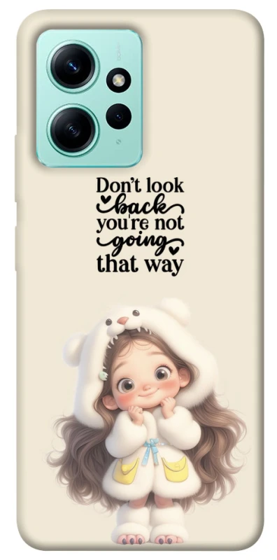 Чехол на Xiaomi Redmi Note 12 4G Don't look back фото 1 из 1