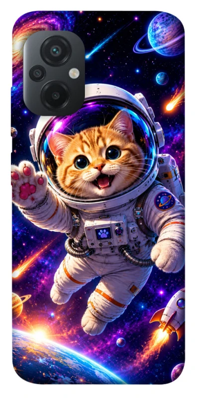 Чохол на Xiaomi Poco M5 Space Cat фото 1 з 1