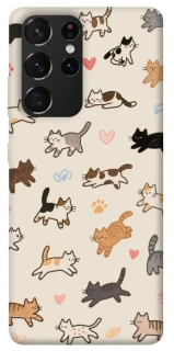 Чохол на Samsung Galaxy S21 Ultra Cat style ver.2 фото 1 з 1