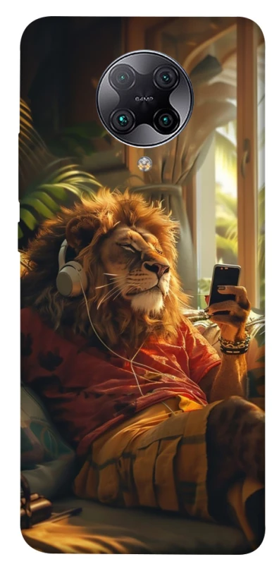 Чохол на Xiaomi Redmi K30 Pro / Poco F2 Pro Лев v2 фото 1 з 1