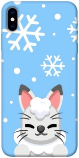 Чохол на Apple iPhone X (5.8") Adopt Me Snow Kitty Smile фото 1 з 1
