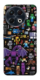 Чохол на TECNO Spark 30 Pro (KL7) Minecraft v5 фото 1 з 1