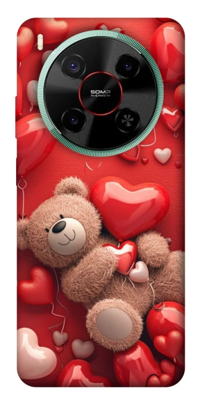 Чохол на ZTE Nubia V70 Max bear in hearts фото 1 з 1