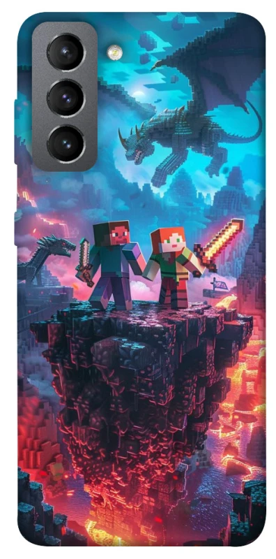 Чохол на Samsung Galaxy S21 FE Minecraft v3 фото 1 з 1