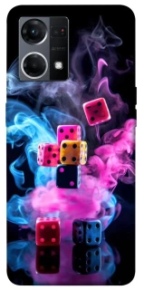 Чехол на Oppo Reno 7 4G Игральные кости фото 1 из 1