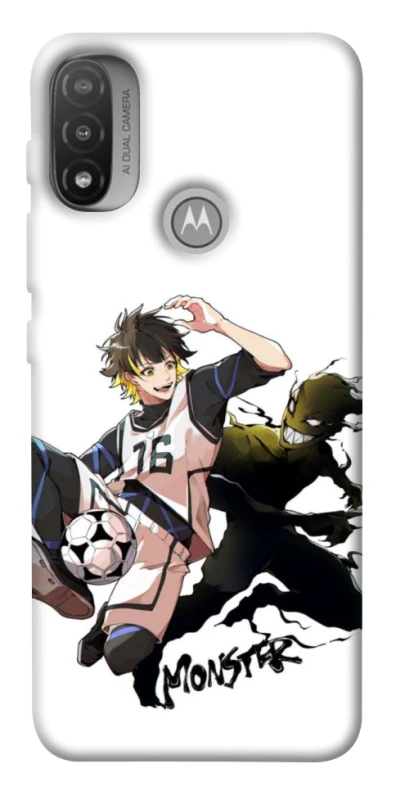 Чехол на Motorola Moto E20 Blue Lock фото 1 из 1