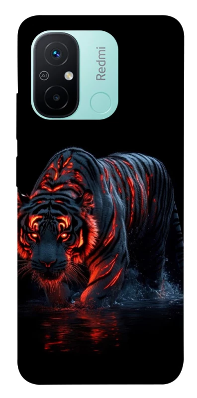 Чохол на Xiaomi Redmi 12C / Poco C55 fire tiger фото 1 з 1