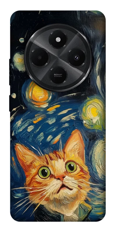 Чехол на Xiaomi Redmi A4 paint cat фото 1 из 1