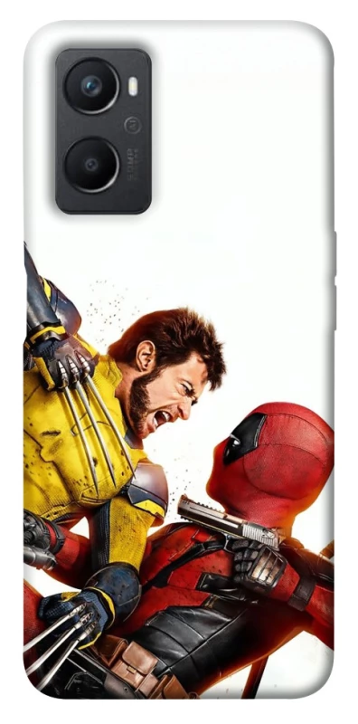 Чехол на Oppo A96 Deadpool and Wolverine фото 1 из 1