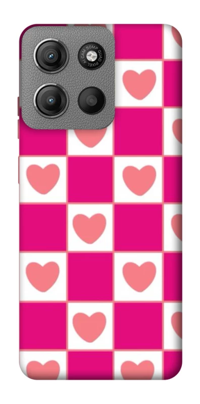 Чехол на Motorola Moto G15 Power Chess heart фото 1 из 1