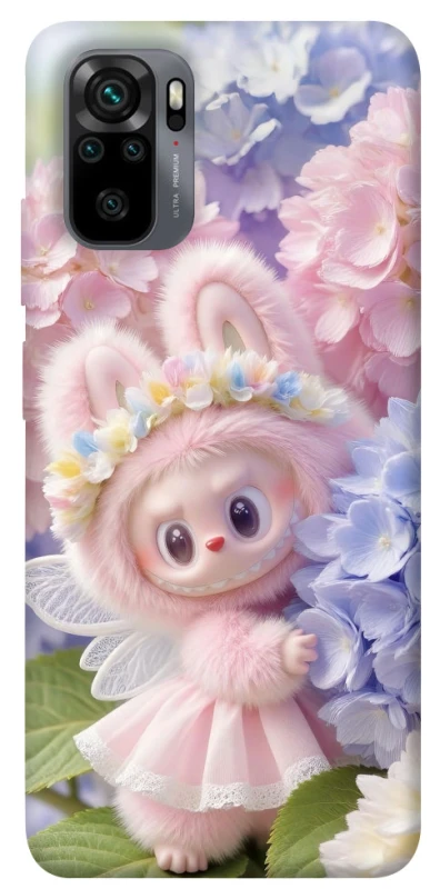 Чохол на Xiaomi Poco M5s Labubu & Flowers ver.1 фото 1 з 1