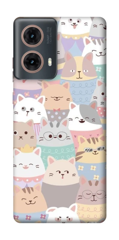Чохол на Motorola Moto G85 Funny Kittens ver.2 фото 1 з 1