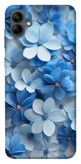 Чехол на Samsung Galaxy A04 Синие цветы фото 1 из 1