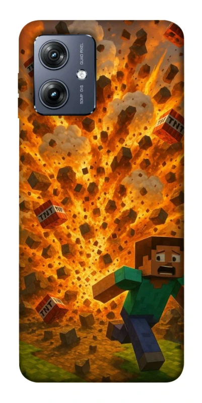 Чохол на Motorola Moto G54 Minecraft v7 фото 1 з 1