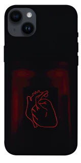 Чехол на Apple iPhone 14 Plus (6.7") Красное сердце фото 1 из 1