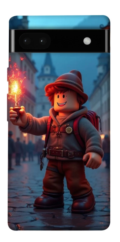 Чохол на Google Pixel 6a Roblox Fire Logo Blue Flames фото 1 з 1