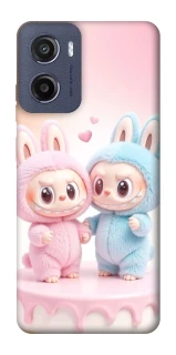 Чехол на Motorola Moto E15 Labubu Twins фото 1 из 1