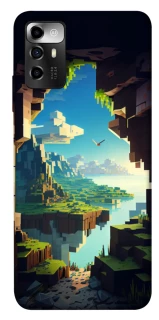 Чохол на ZTE Blade V40 Vita Minecraft sunrise фото 1 з 1