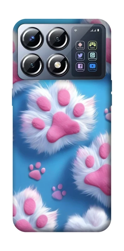 Чехол на Xiaomi POCO X8 Pro Cat paw фото 1 из 1