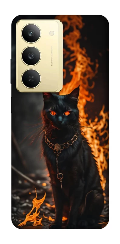 Чохол на Realme 14x Вогняний кіт фото 1 з 1