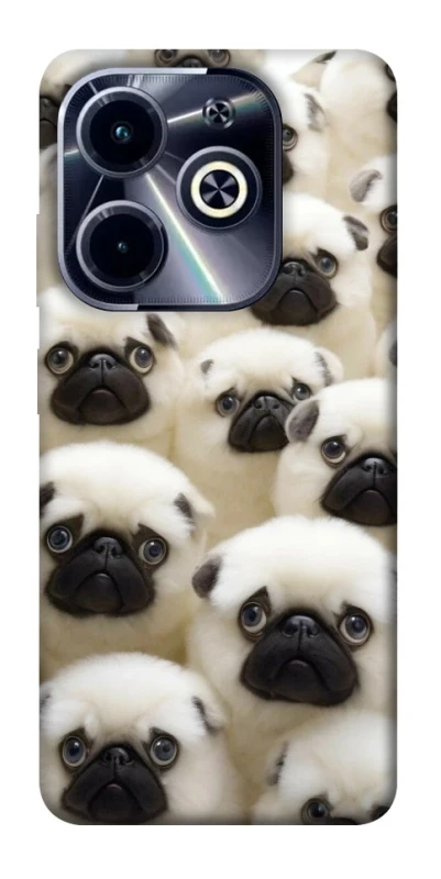 Чохол на Infinix Hot 40i Doggy Pug Love фото 1 з 1