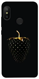 Чехол на Xiaomi Mi A2 Lite / Xiaomi Redmi 6 Pro Черная клубника фото 1 из 1