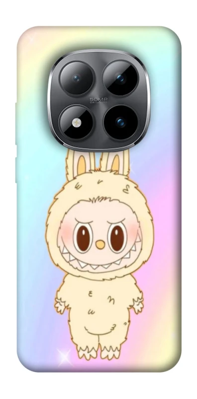 Чохол на Xiaomi Redmi Note 15 Pro 5G Fluffy Rainbow Labubu фото 1 з 1