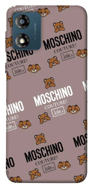 Чохол на Motorola Moto E13 Moschino фото 1 з 1