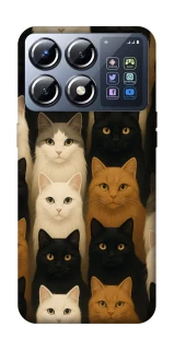 Чехол на Xiaomi POCO X8 Pro Colorful Cat Collage фото 1 Чехол на Xiaomi POCO X8 Pro Colorful Cat Collage фото 1 из 1