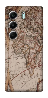 Чехол на Tecno Camon 40 Pro 5G Карта путешествий фото 1 из 1