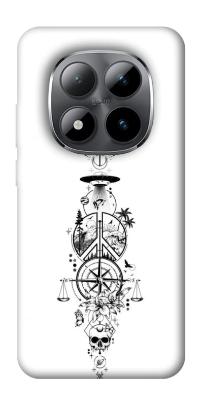Чехол на Xiaomi Redmi Note 15 Pro 5G Tattoo ver.7 фото 1 из 1